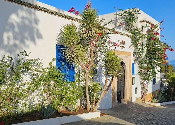 Séjours sur mesure - Entree de l hotel boutique Villa Bleue a Sidi Bou Said