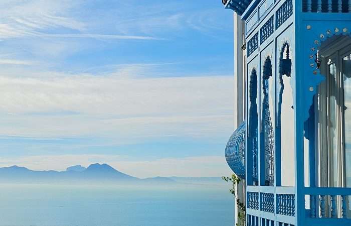 week-end detente : Vue panoramique à partir de Sidi Bou Saïd